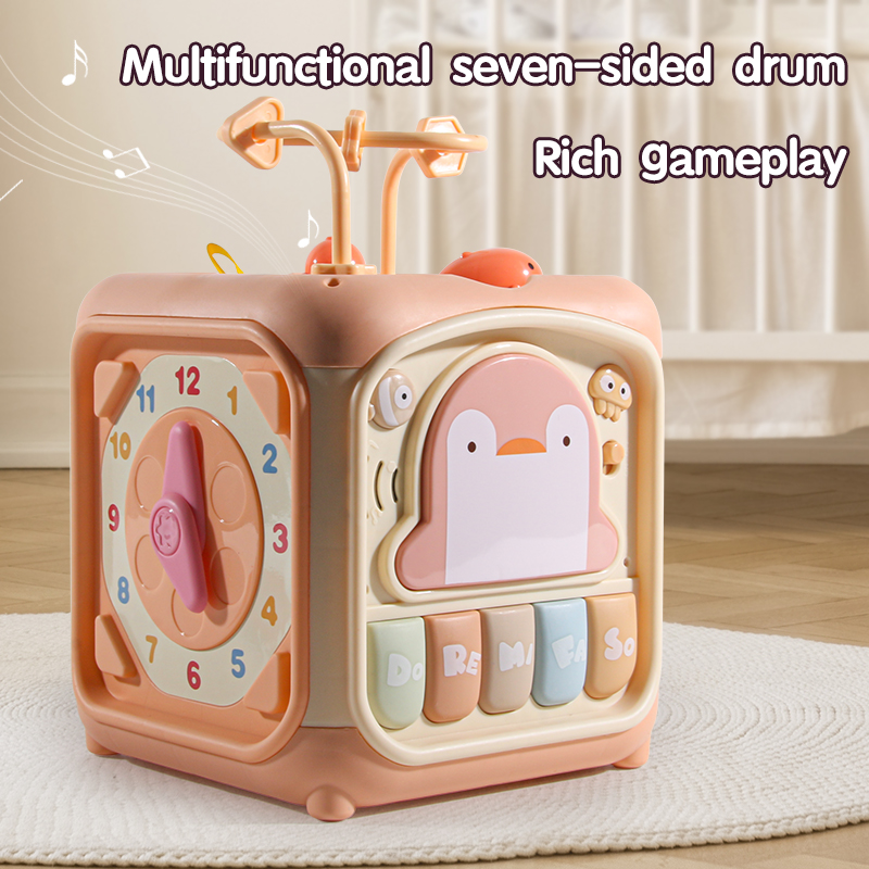Kids Education Activities - 7 in 1 Educational Shape Sorter
