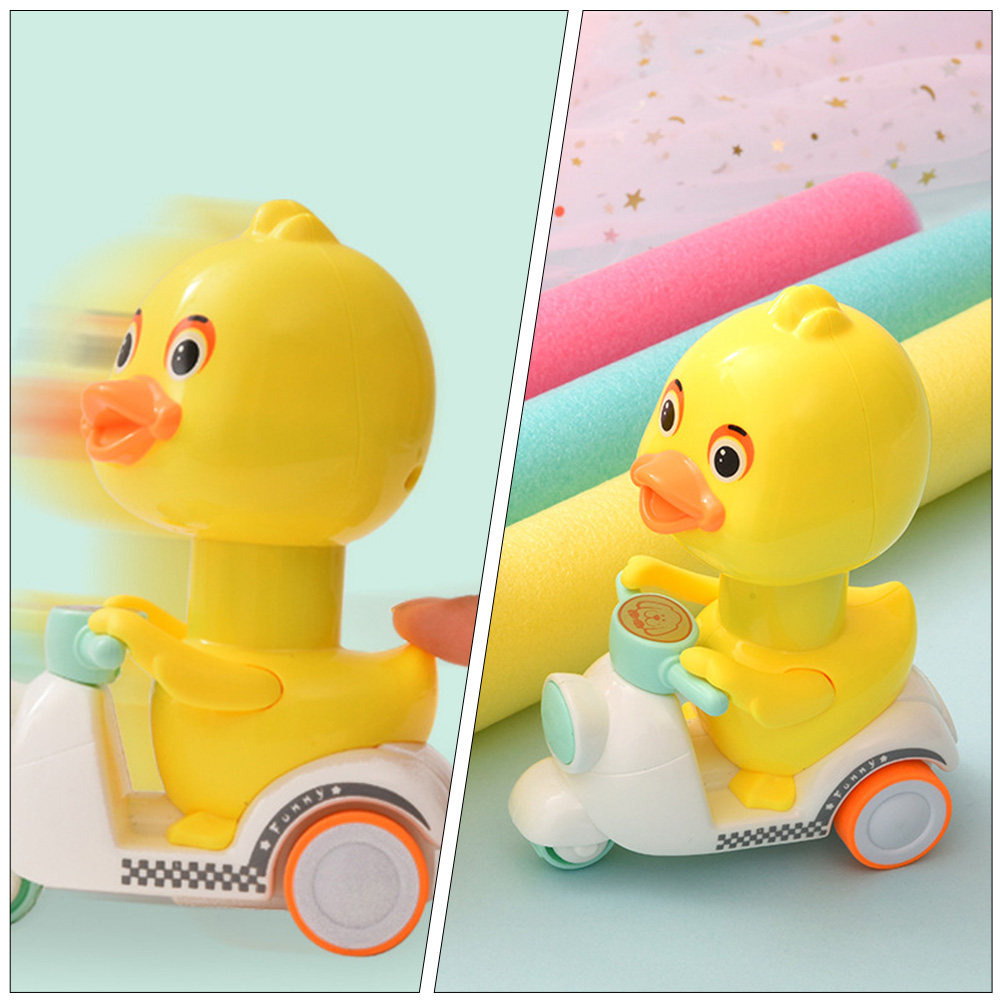 Educational Cartoon For Kids - 3Pcs Small Yellow Duck Pull Type