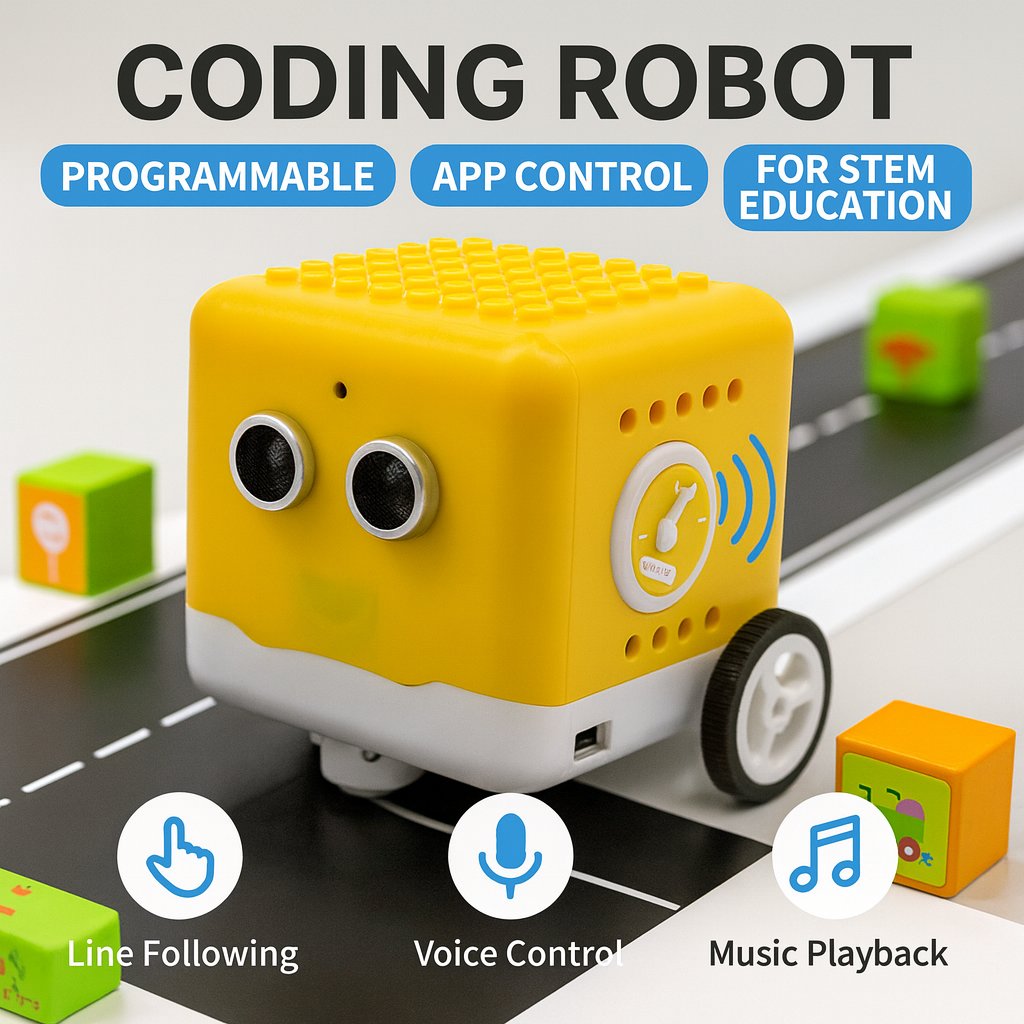 Coding Robot Toy - Kidsbits Programmable Robot Kit Coding Robot
