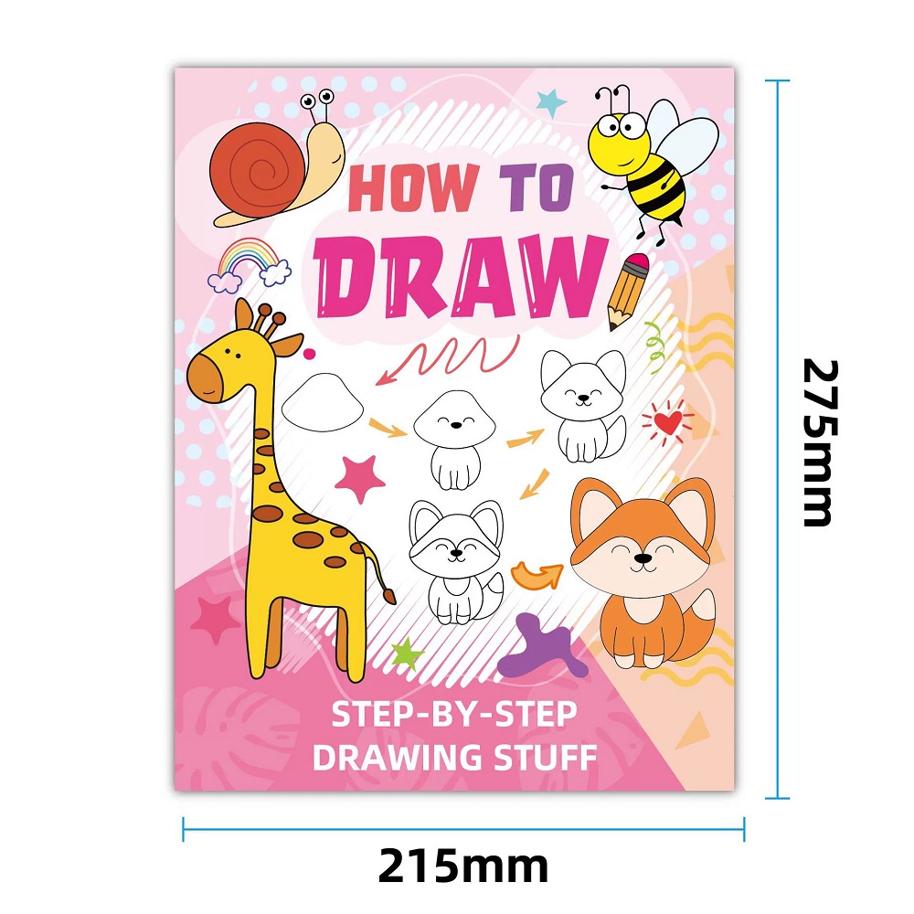 Educational Cartoon For Kids - How To Draw Animal Cartoon Sketch