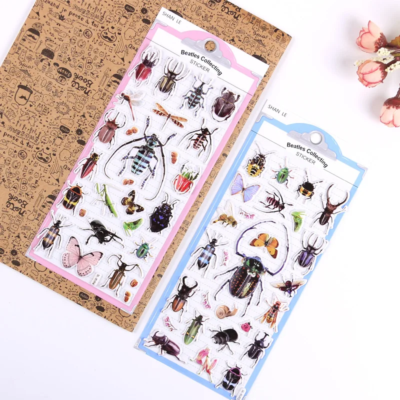 Kids Education Tablet - Hot Sale 3D Lifelike Insect Stickers