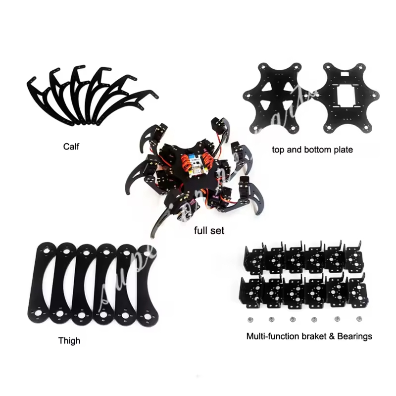 18 DOF Aluminium Hexapod Spide - đánh giá và giá Coding Robot Toy
