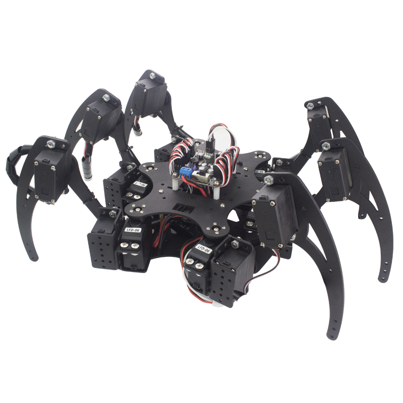 18 DOF Aluminium Hexapod Spide - đánh giá và giá Coding Robot Toy