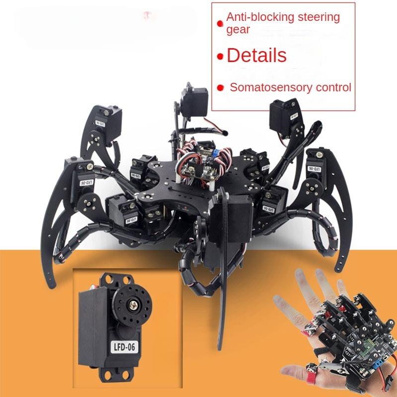 18 DOF Aluminium Hexapod Spide - đánh giá và giá Coding Robot Toy
