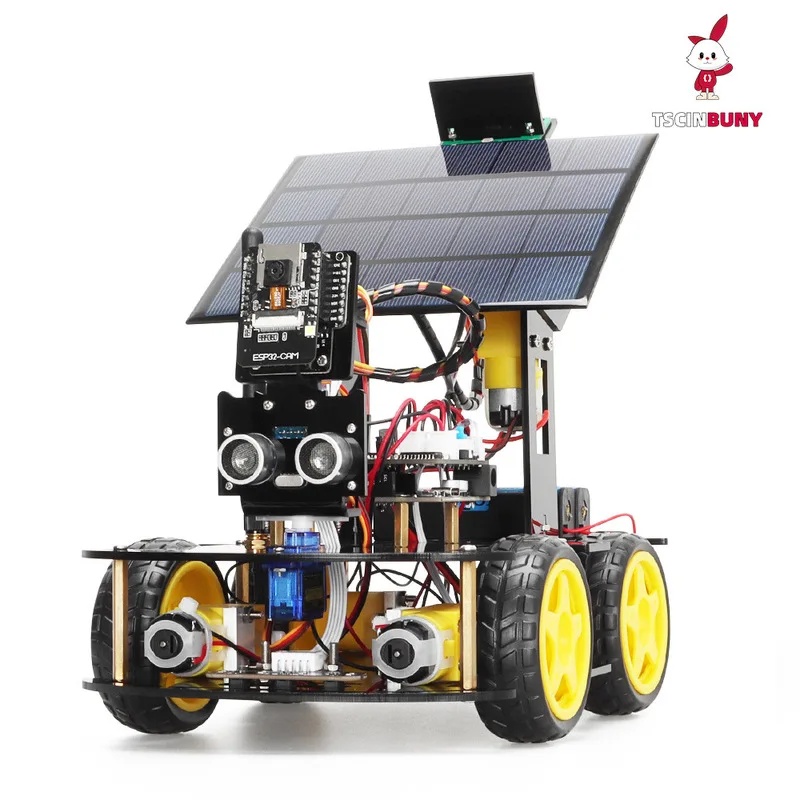 Solar Powered ESP32 CAM Progra - đánh giá và giá Coding Robot Toy