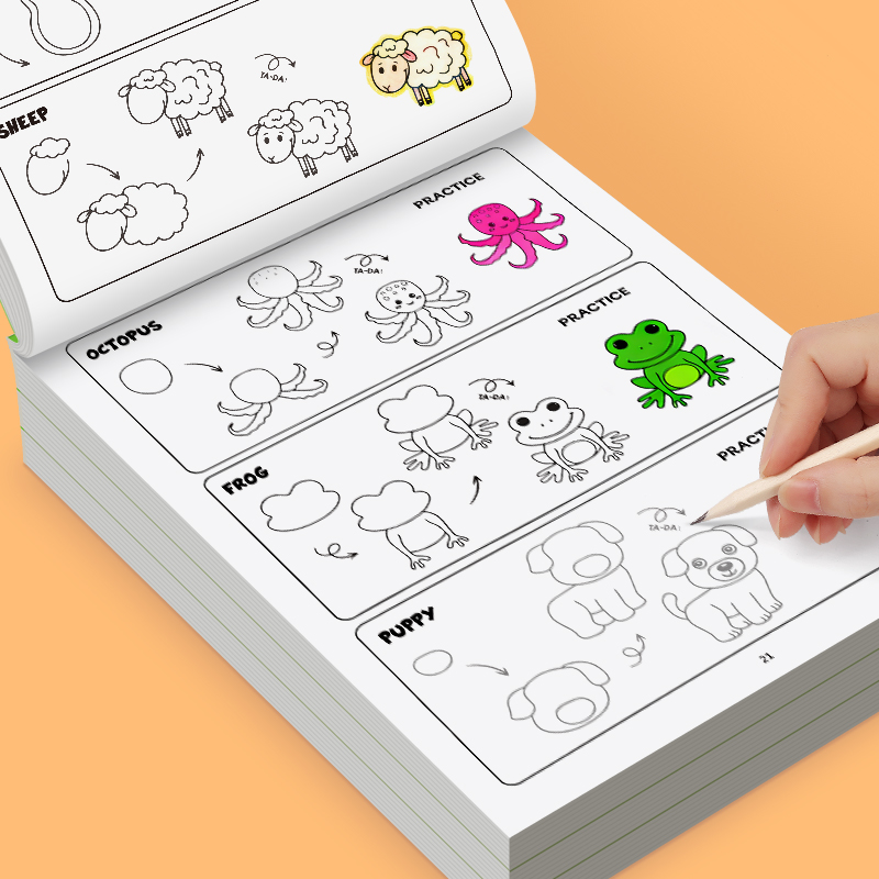Kids Animal Drawing Book 32 Pa - đánh giá và giá Kids Education Activities