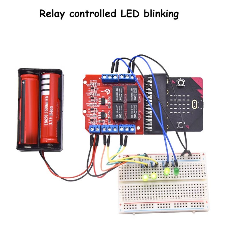 SCLS Microbit 4 Channel Relay  - đánh giá và giá Kids Education Channel