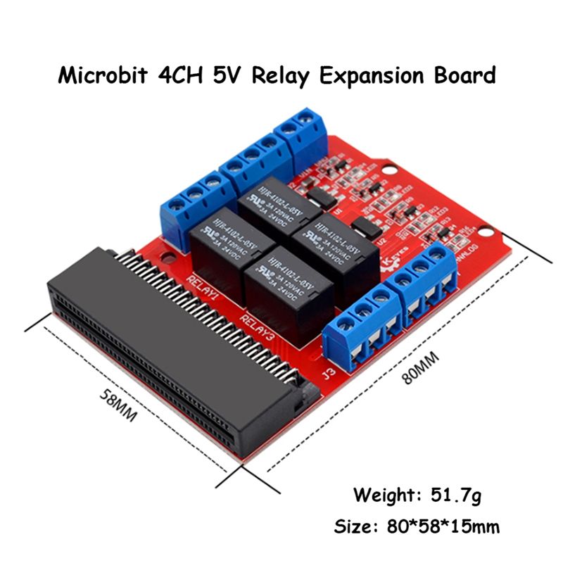 A40I Microbit 4 Channel Relay  - đánh giá và giá Kids Education Channel