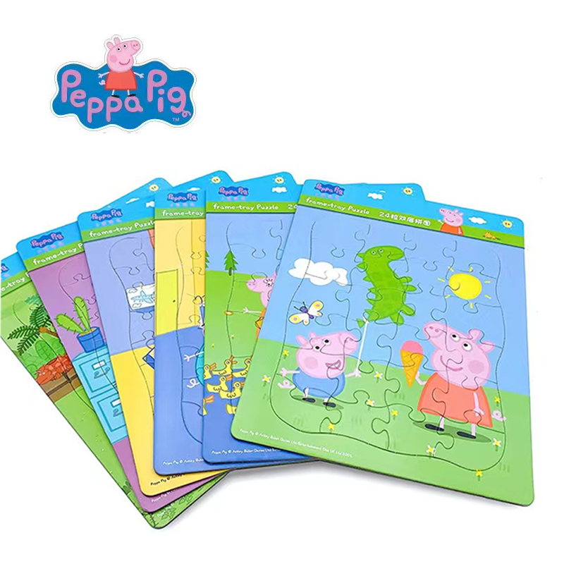 Peppa pig Figures MINI Jigsaw  - đánh giá và giá Educational Cartoon For Kids