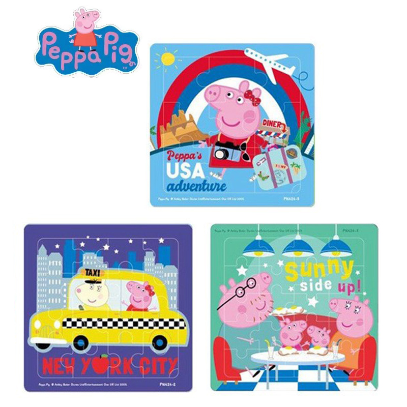 Peppa pig Figures MINI Jigsaw  - đánh giá và giá Educational Cartoon For Kids