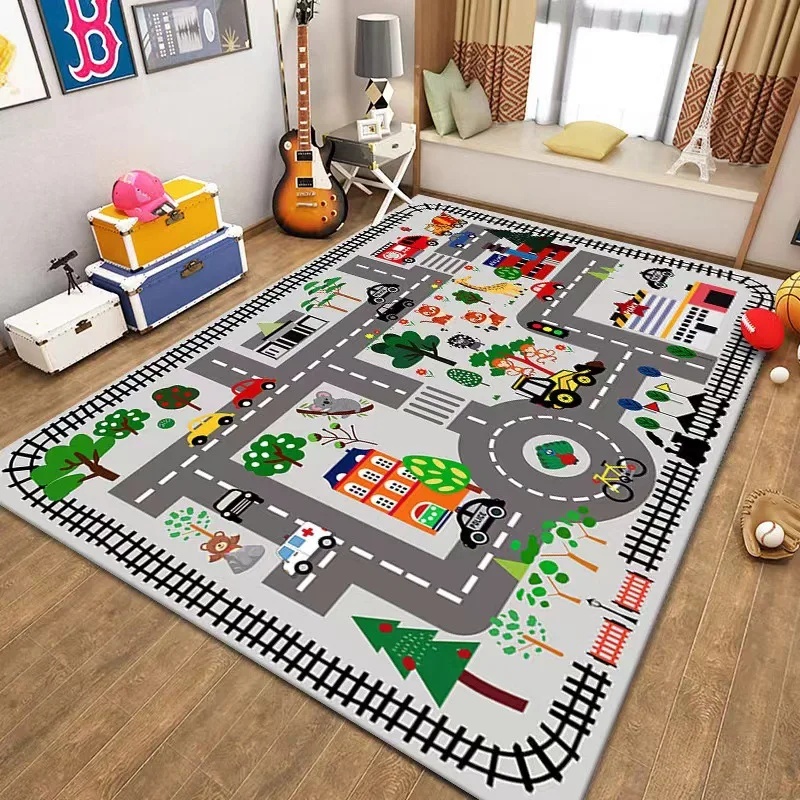 Colorful Kids City Map Play Ma - đánh giá và giá Kids Education Room