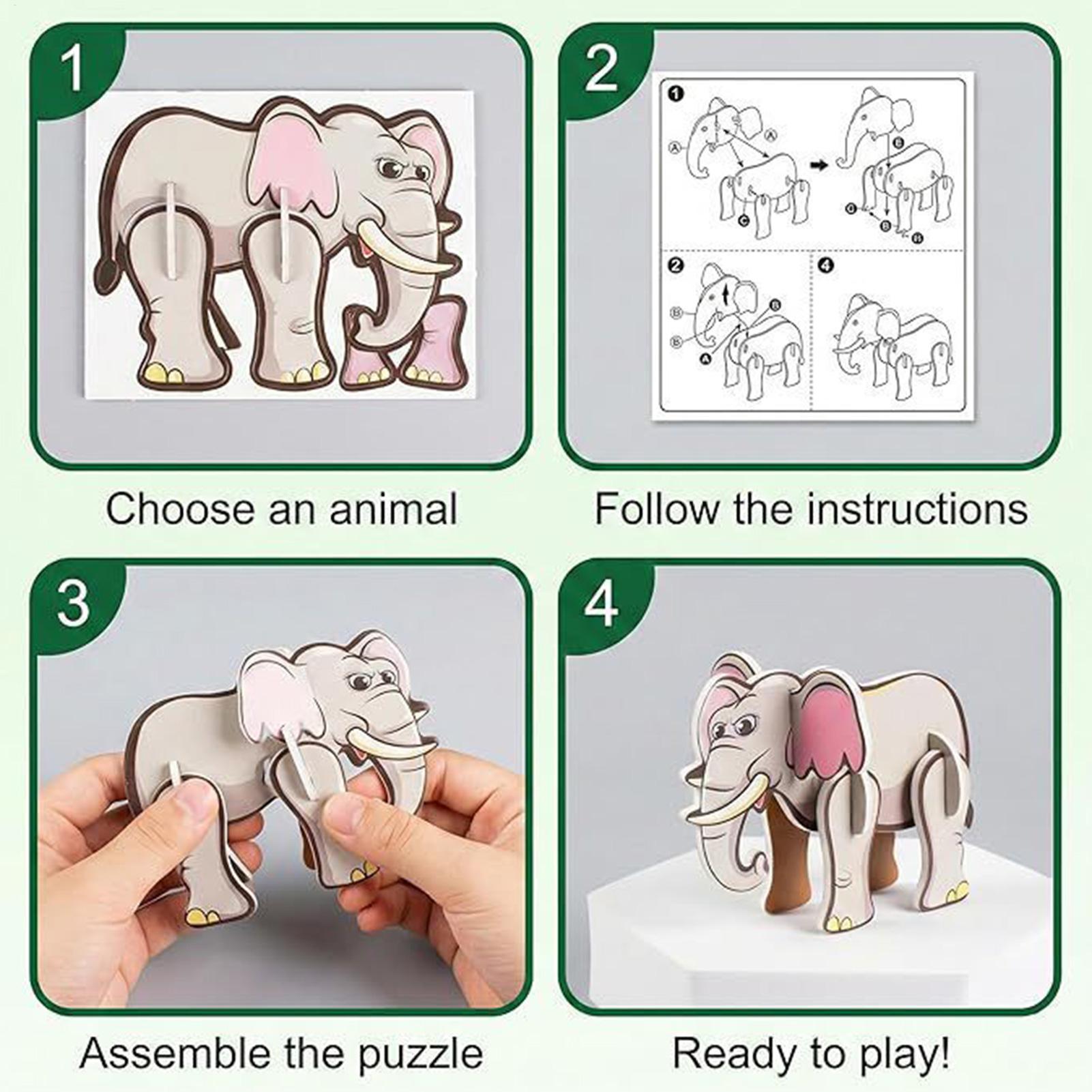 3D Cartoon Puzzles For Kids 7  - đánh giá và giá Educational Cartoon For Kids