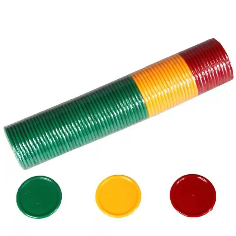 Poker Chips 3.2cm 3 Colors Pla - đánh giá và giá Kids Education Room