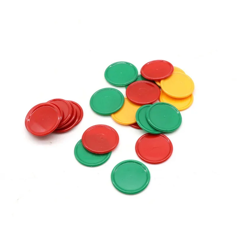 Poker Chips 3.2cm 3 Colors Pla - đánh giá và giá Kids Education Room