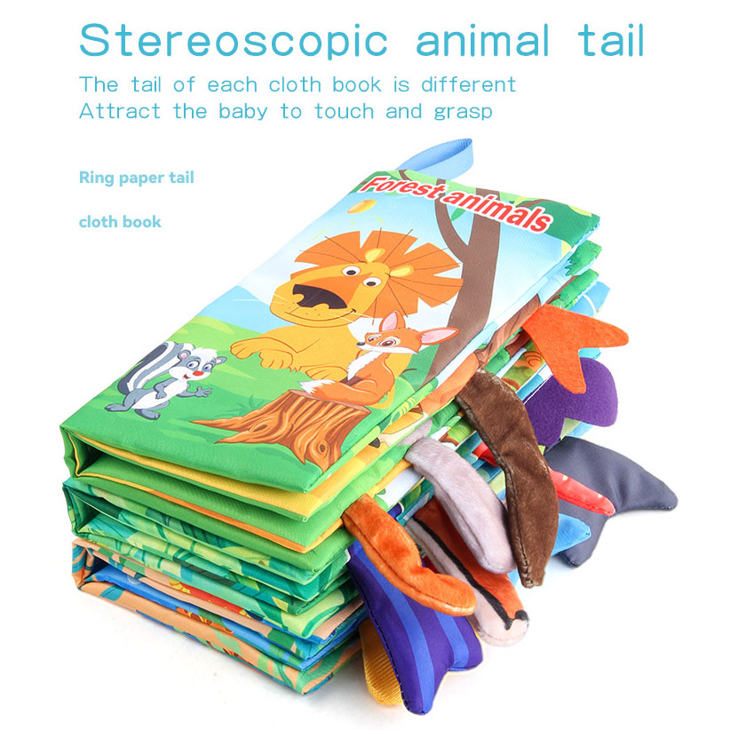 New Baby Cloth Books Visual an - đánh giá và giá Educational Cartoon For Kids