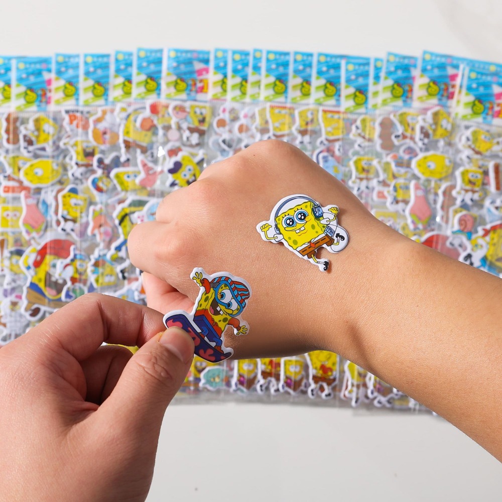 12-Pack SpongeBob 3D Stickers  - đánh giá và giá Educational Cartoon For Kids