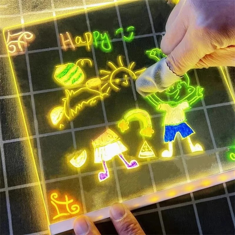 Magic Glow Kids Drawing Board: - đánh giá và giá Kids Education Tablet