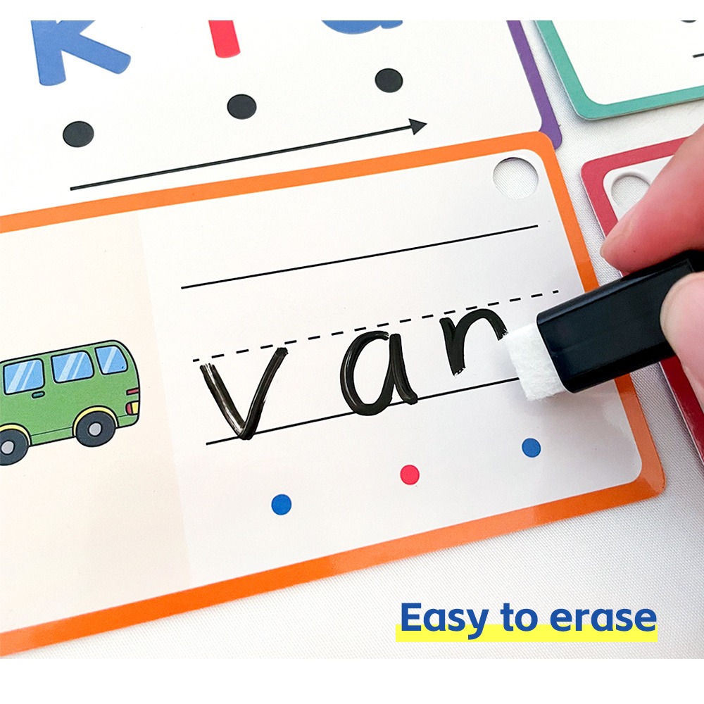 Dry Erase Handwriting Flash Ca - đánh giá và giá Sight Word Game