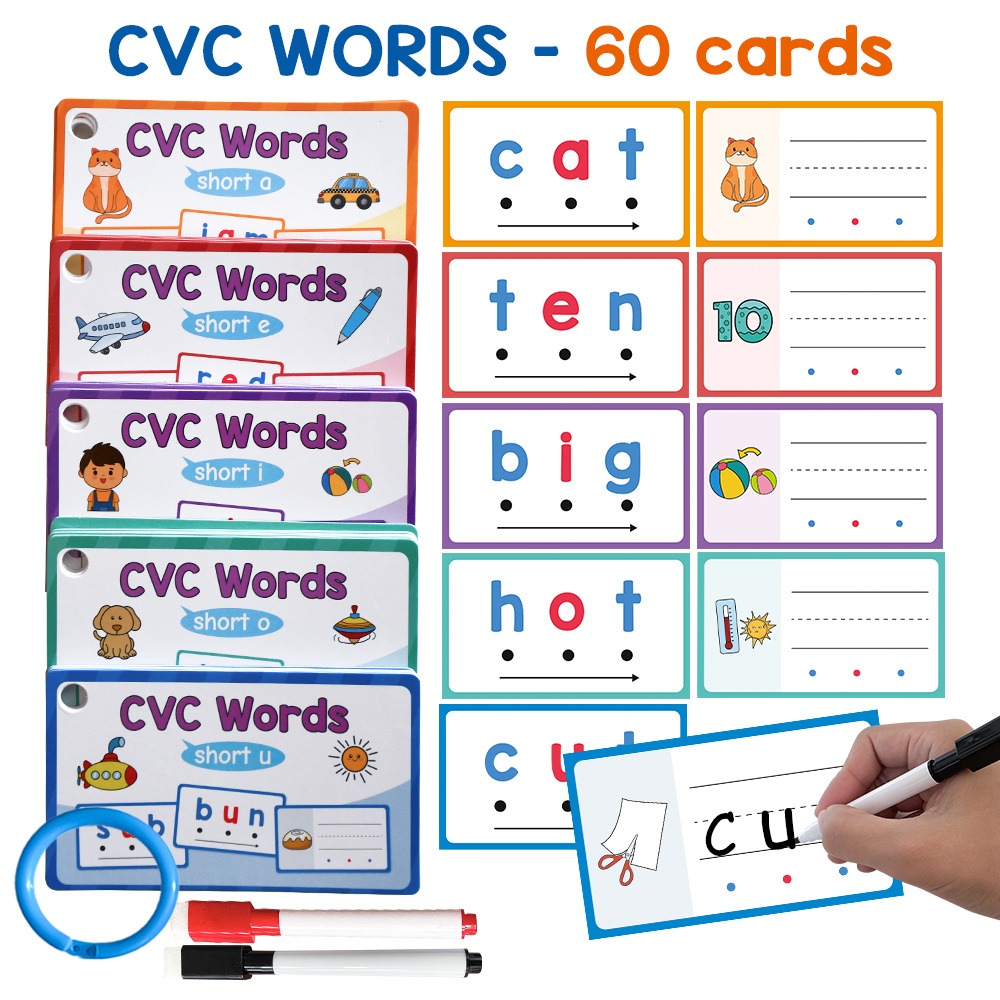 Dry Erase Handwriting Flash Ca - đánh giá và giá Sight Word Game