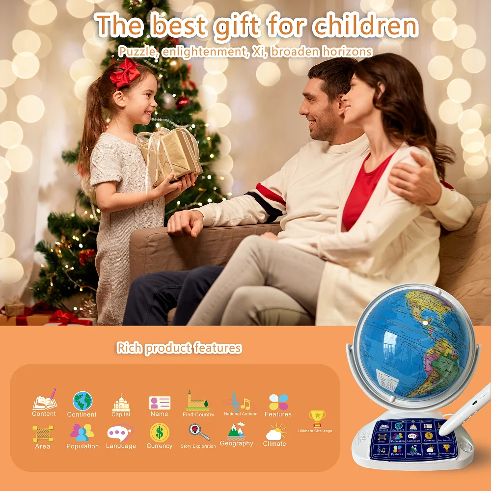AR Interactive Smart Globe Kid - đánh giá và giá Globe Interactive Light