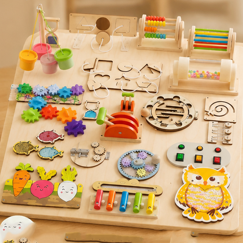 Premium Montessori Busy Board  - đánh giá và giá Kids Education Activities