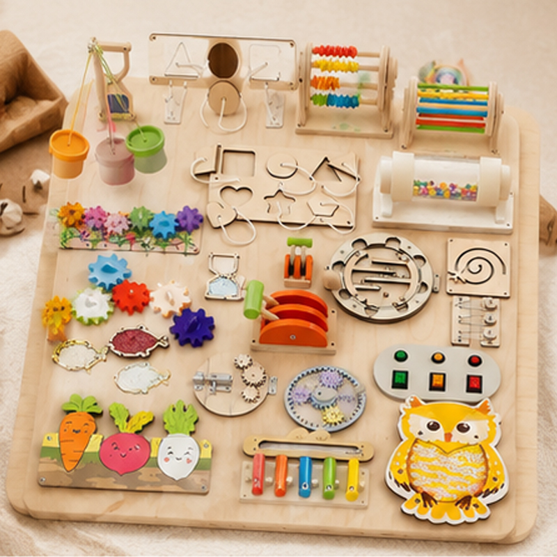 Premium Montessori Busy Board  - đánh giá và giá Kids Education Activities